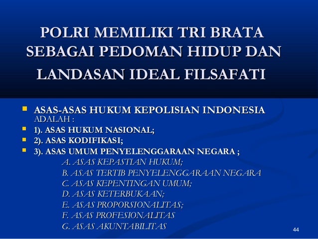 Hukum kepolisian