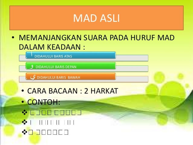 Hukum mad asli