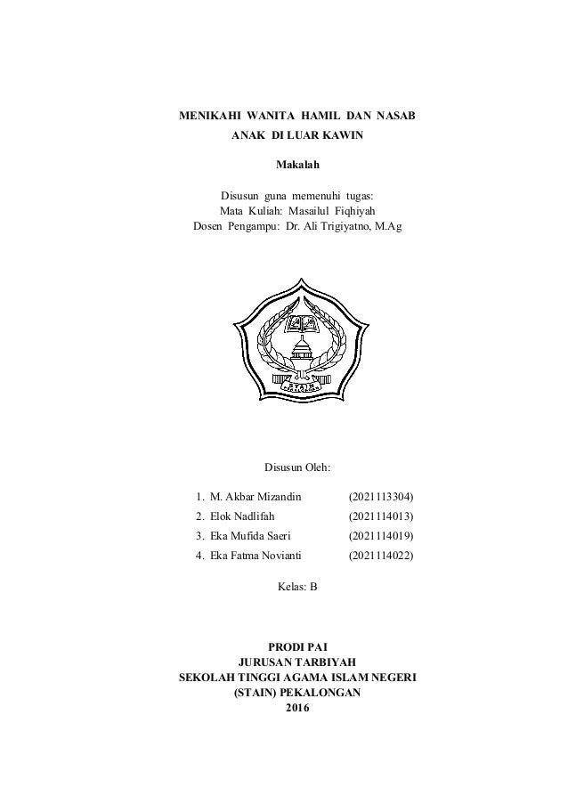 Hukum Menikahi Wanita Hamil