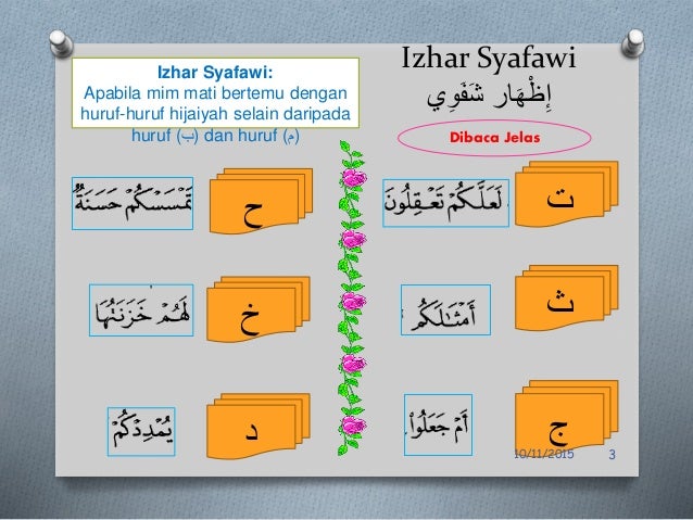 Hukum mim sakinah ( مْ ) ~