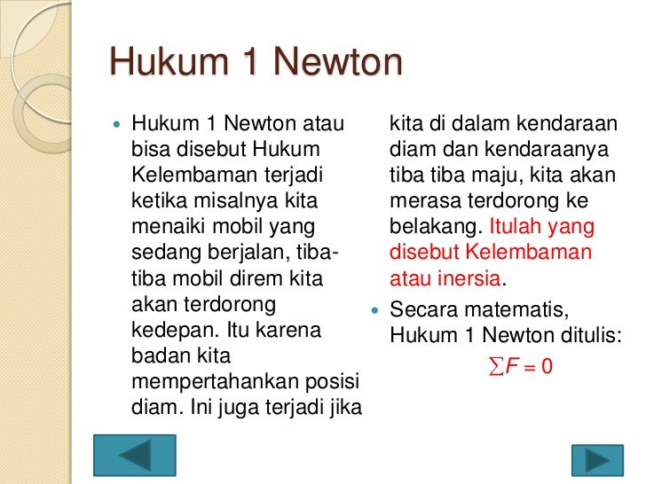 Hukum newton 8.9 SMPN 1 BDG Hukum newton 8.9 SMPN 1 BDG