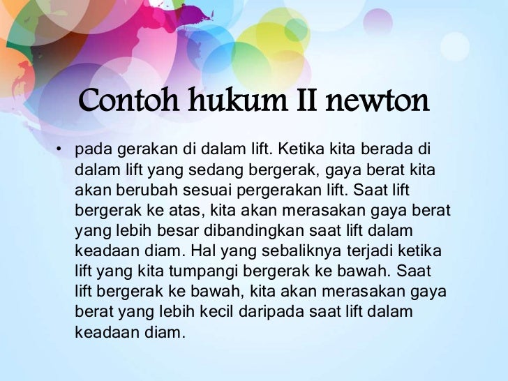 Hukum newton II Hukum newton II