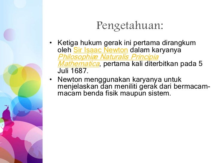 Hukum newton II Hukum newton II