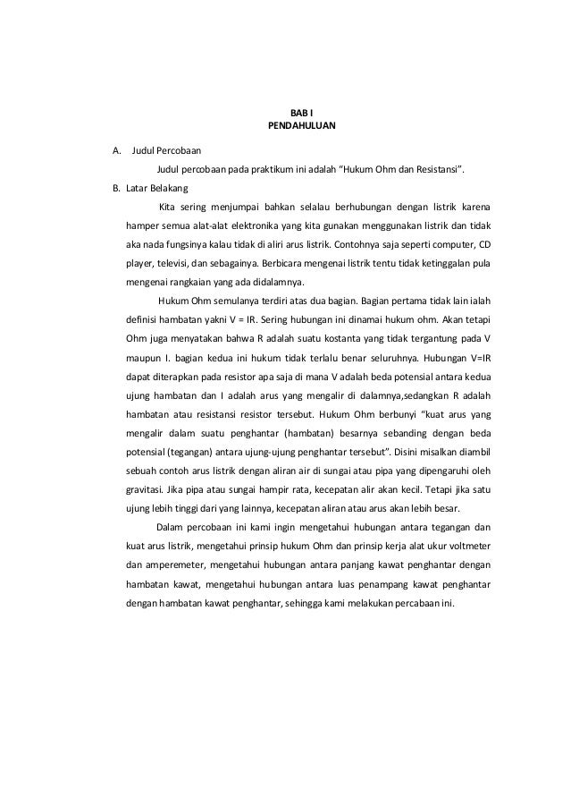 Hukum ohm Hukum ohm