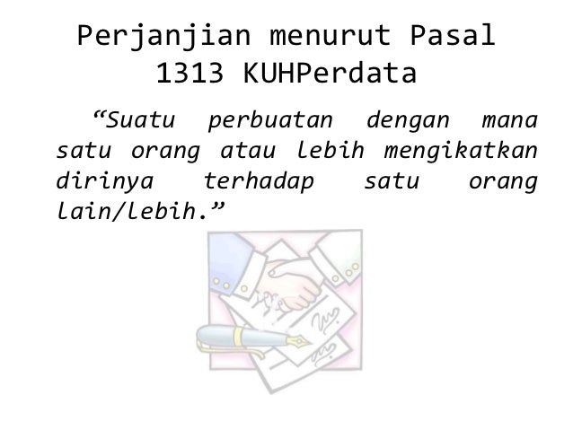 Hukum perdata perjanjian-perikatan