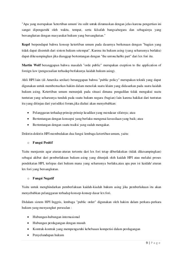 Hukum Perdata Internasional