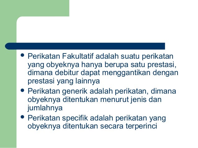 Hukum perikatan
