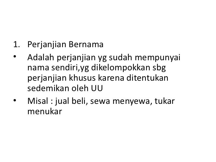 perjanjian contoh zakelijk perikatan Hukum pakai perjanjian contoh zakelijk perikatan Hukum pakai