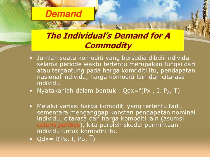 Hukum penawaran dan permintaan dalam forex