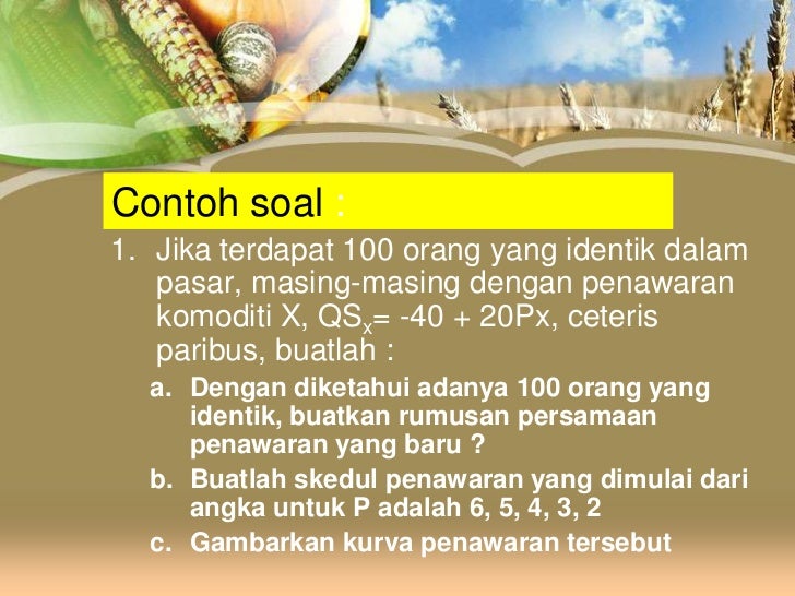 Hukum penawaran dan permintaan dalam forex