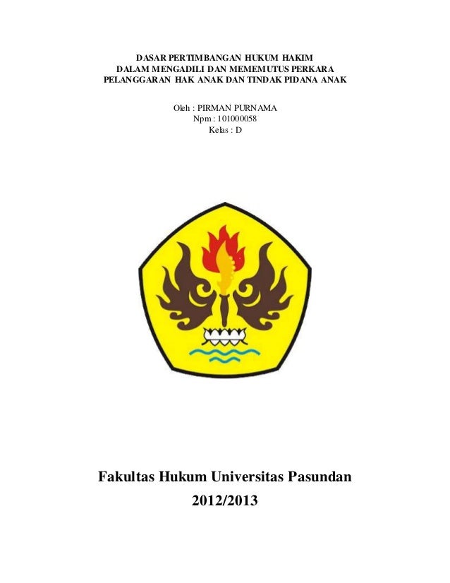 Hukum Pidana Anak