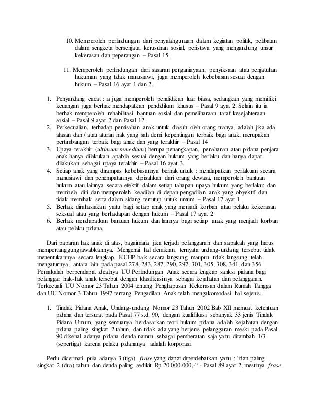 Hukum Pidana Anak