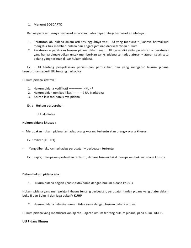 Hukum Pidana Khusus