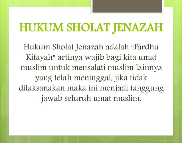 Sholat Jenazah