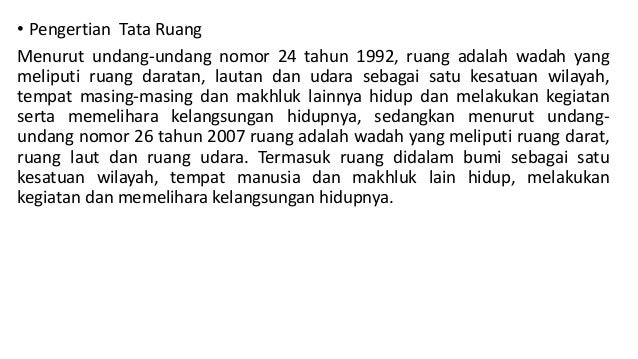 Hukum Tata Ruang