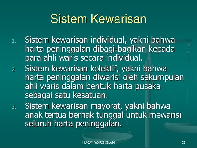 Hukumwarisislam Dan Pembagiannya Dalamislam Com
