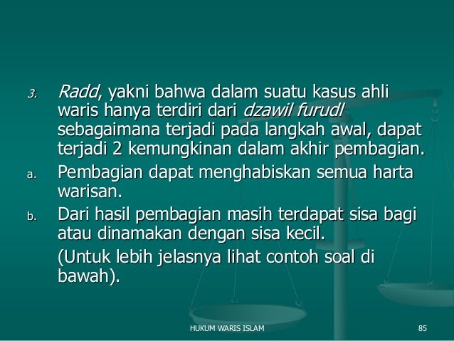 Contoh Pembagian Waris Menurut Hukum Perdata - Bernitoh