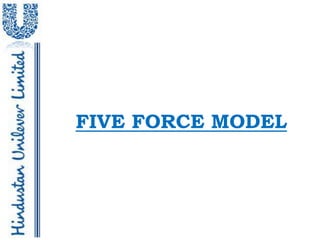 FIVE FORCE MODEL
 