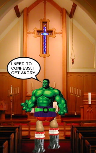 Hulk At Church