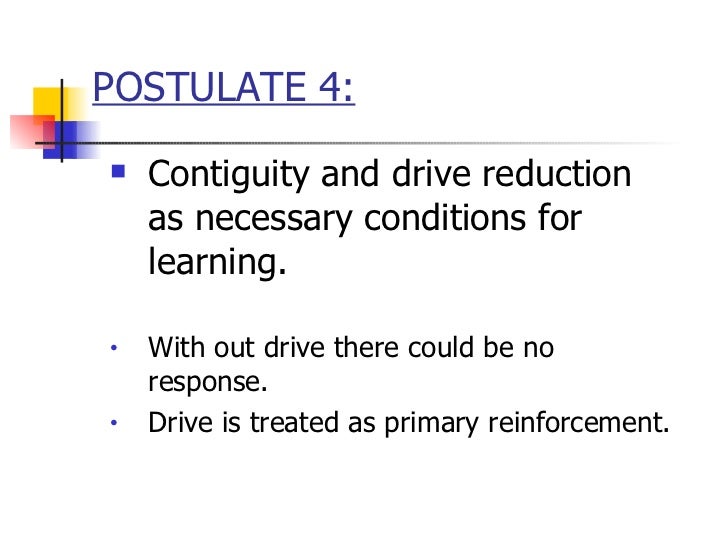 Hull's Theory of Learning