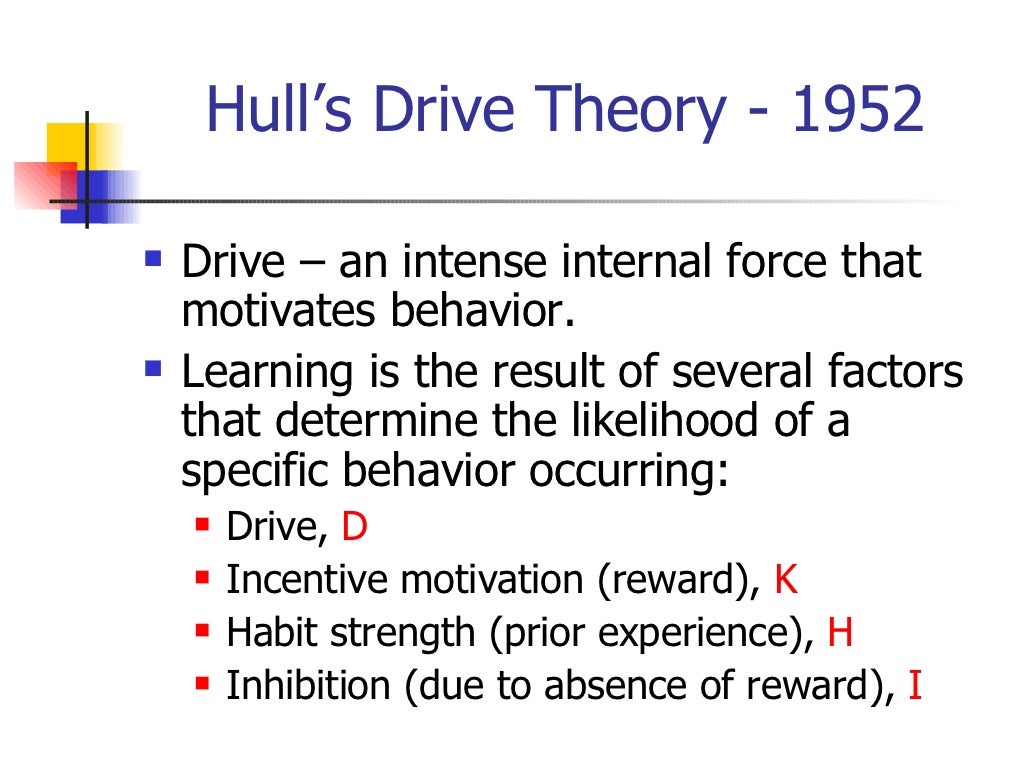 Hull's Theory of Learning
