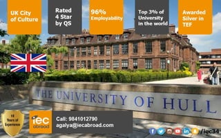 Study in the UK - University of Hull