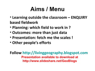 Learning outside the Classroom | PPT
