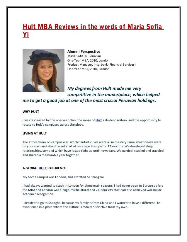Hult One Year Mba Review hult mba reviews in the words of sofia yi Hult One Year Mba Review hult mba reviews in the words of sofia yi