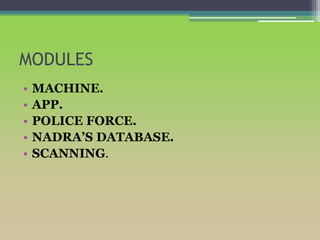 Crime control system | PPTX