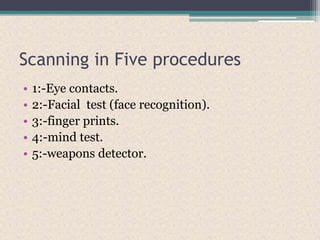 Crime control system | PPTX
