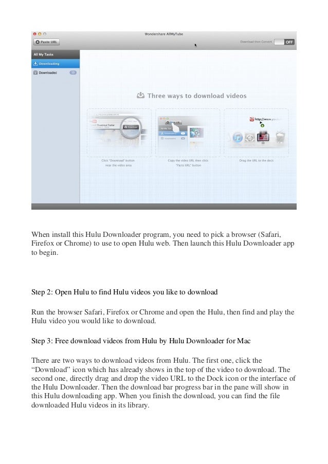 How To Download Videos From Hulu Mac