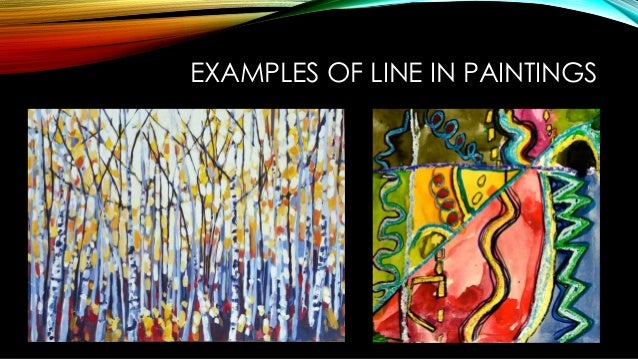 Elements Of Art Line Examples : The elements of visual arts and performing