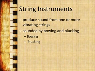 Western and Asian Musical Instruments | PPTX