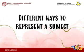 HUM 100 Module 3 Subject of Art.pdf