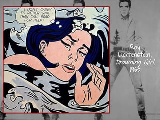 Roy
Lichtenstein,
Drowning Girl,
1963
 