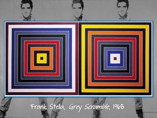 Frank Stella, Grey Scramble, 1968
 