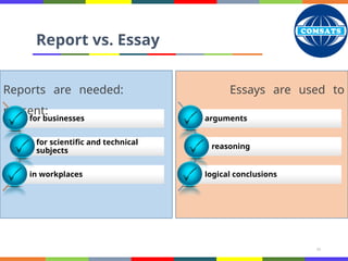 HUM102_Slides_Lecture01.pptx Report writing skills lecture slide of ...