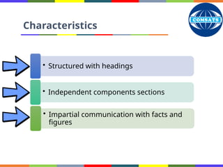 HUM102_Slides_Lecture01.pptx Report writing skills lecture slide of ...