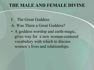 HUM    Male and Female Divine   PPT