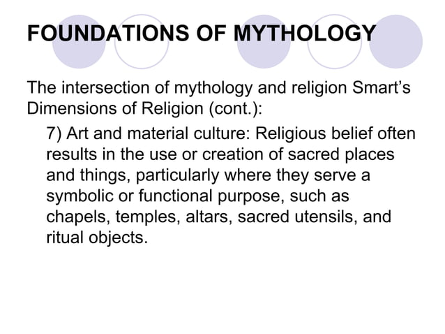 Foundations of Mythology | PPT