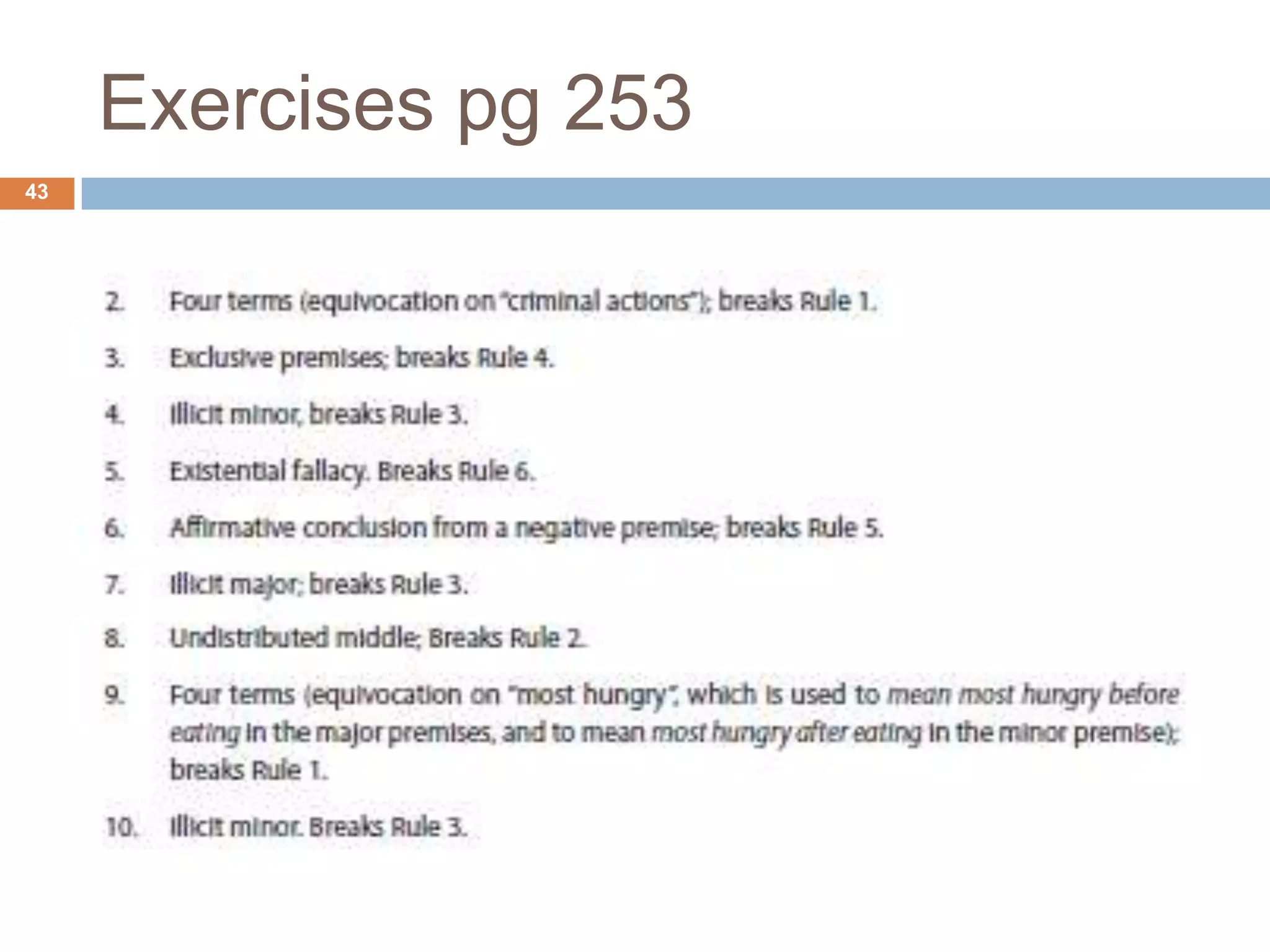 Exercises pg 25343