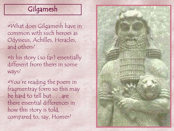 Comparing and contrasting gilgamesh and enkidu