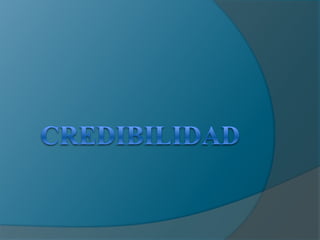 Credibilidad