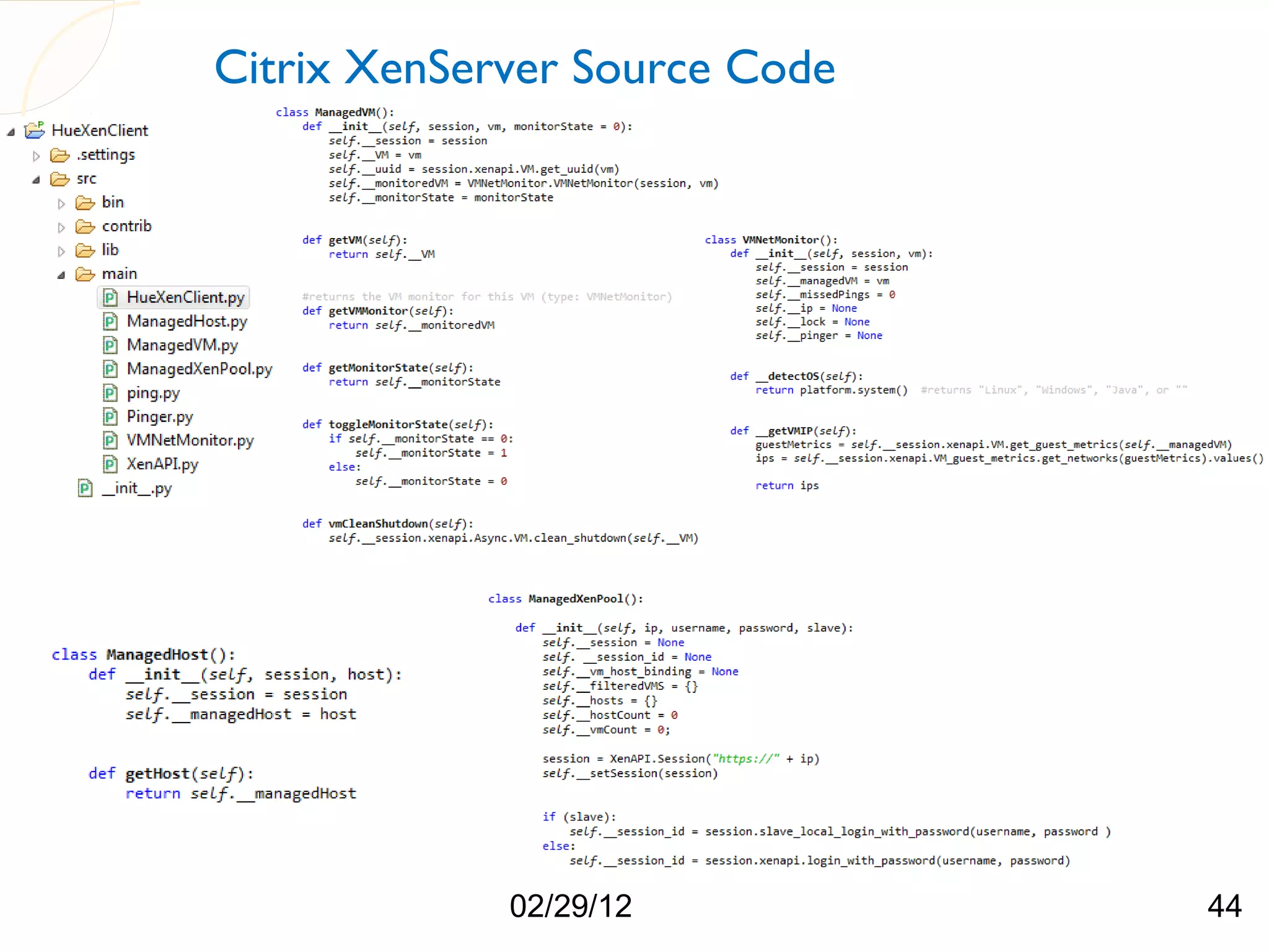 Citrix XenServer Source Code 02/29/12 44 