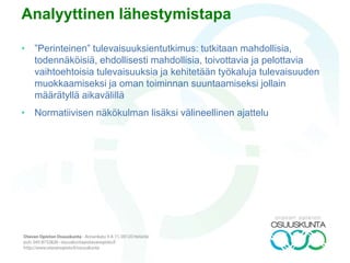 Yhteisöpedagogin
Mentaalimalli v. ?
 