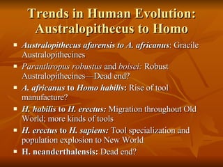 Human Biological and Cultural Evolution. | PPT