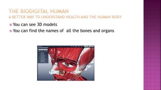 Human body digital ppt | PPTX