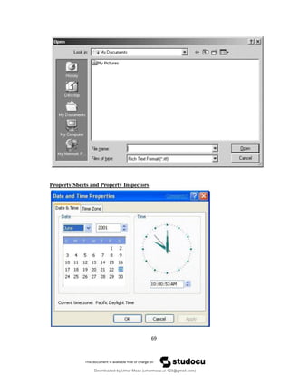 69
Property Sheets and Property Inspectors
Downloaded by Umar Maaz (umarmaaz.ur.123@gmail.com)
lOMoARcPSD|29187581
 