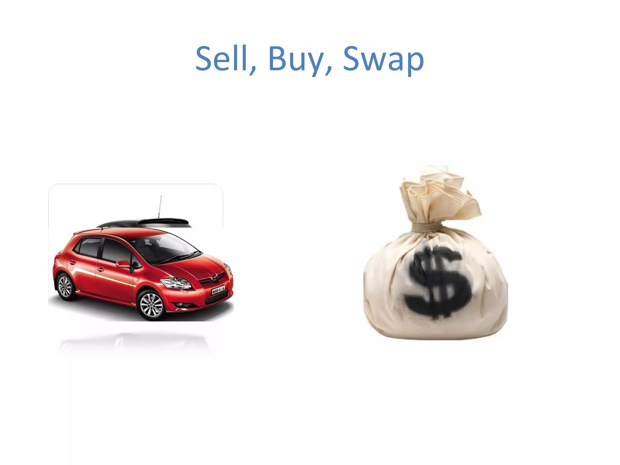 Sell, Buy, Swap