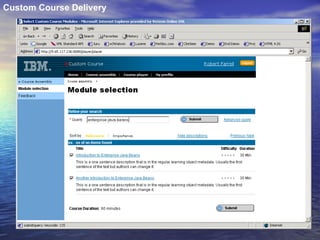 Custom Course Delivery  